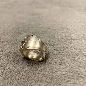 Handmade 'M' Spoon Ring Size 9